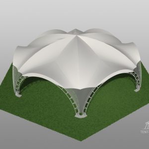 Арочный шатер Гексагональ Малая