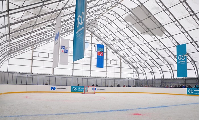 Строительство хоккейных дворцов и ледовых арен в Гаджиево и по России