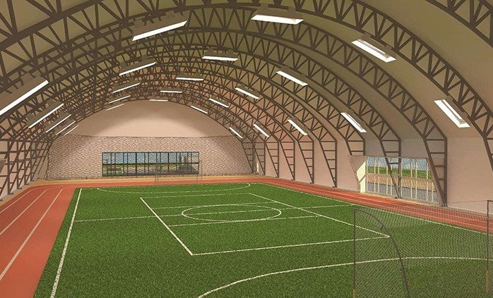 Строительство спортивных сооружений, манежей, спорткомплексов в Гаджиево и по России