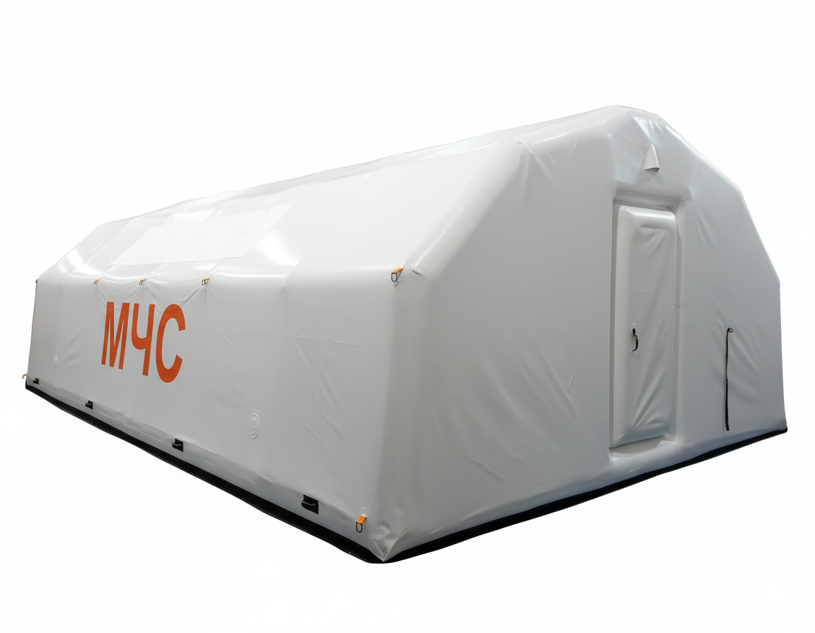 Производство и продажа надувных пневмокаркасных палаток МЧС в Гаджиево и по России